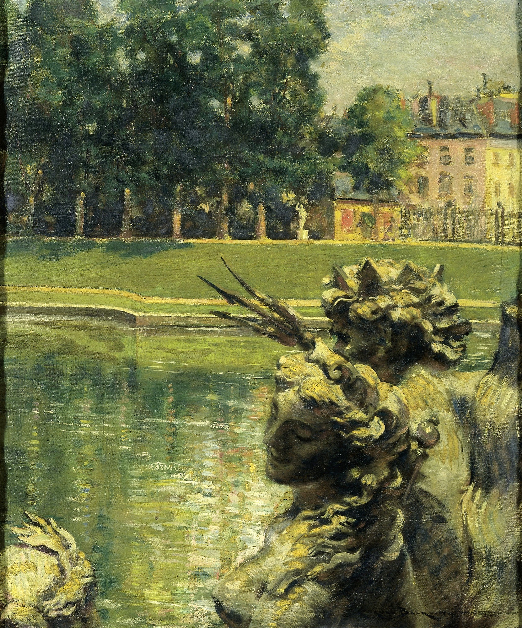 Carroll Beckwith:Bassin de Neptune, Versailles,16x12"(A3)Poster