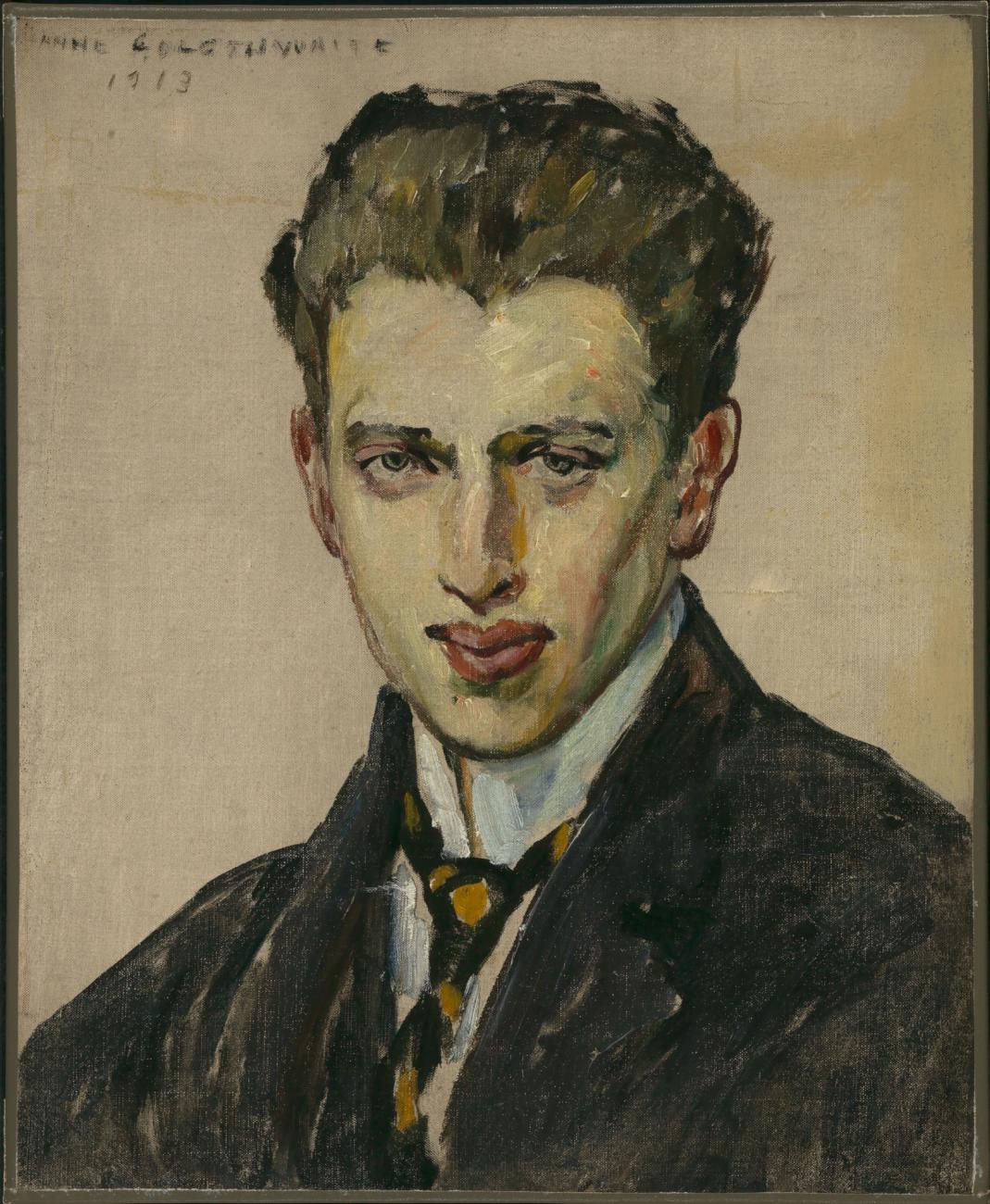 Anne Goldthwaite:Portrait of a Young Man,16x12"(A3)Poster