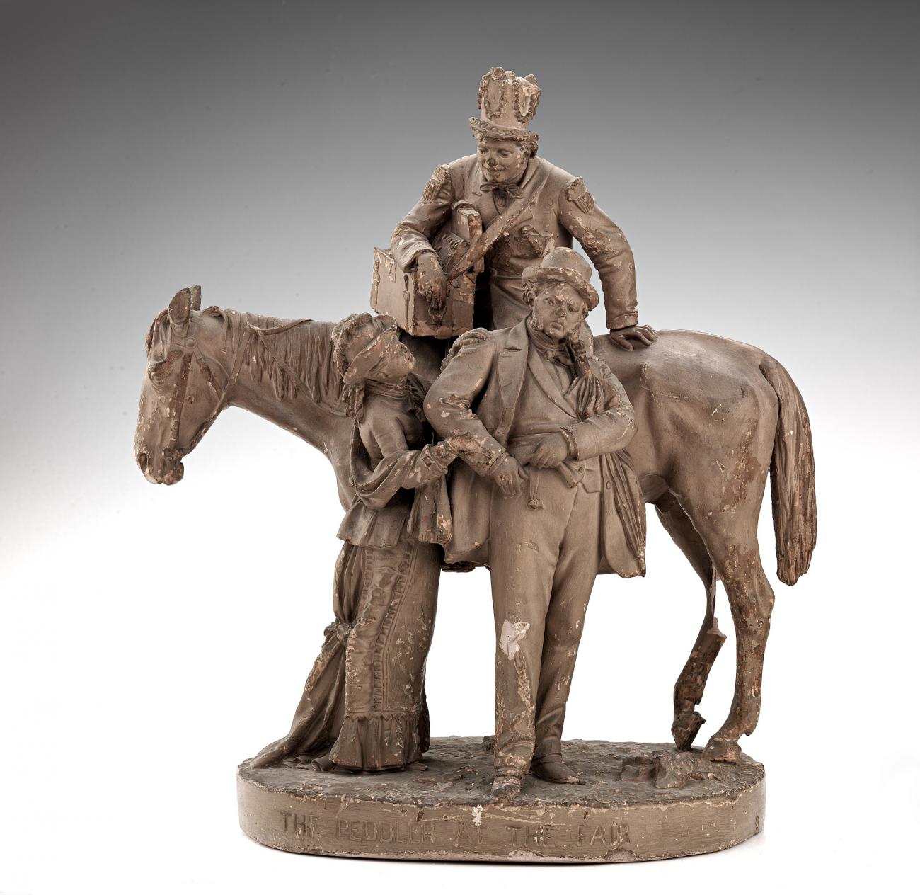 John Rogers:The Peddler at the Fair,16x12"(A3)Poster