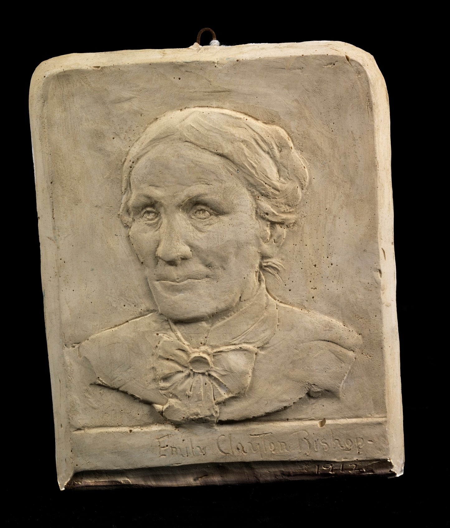 Emily Clayton Bishop:Portrait of Old Woman with Bow,16x12"(A3)Poster