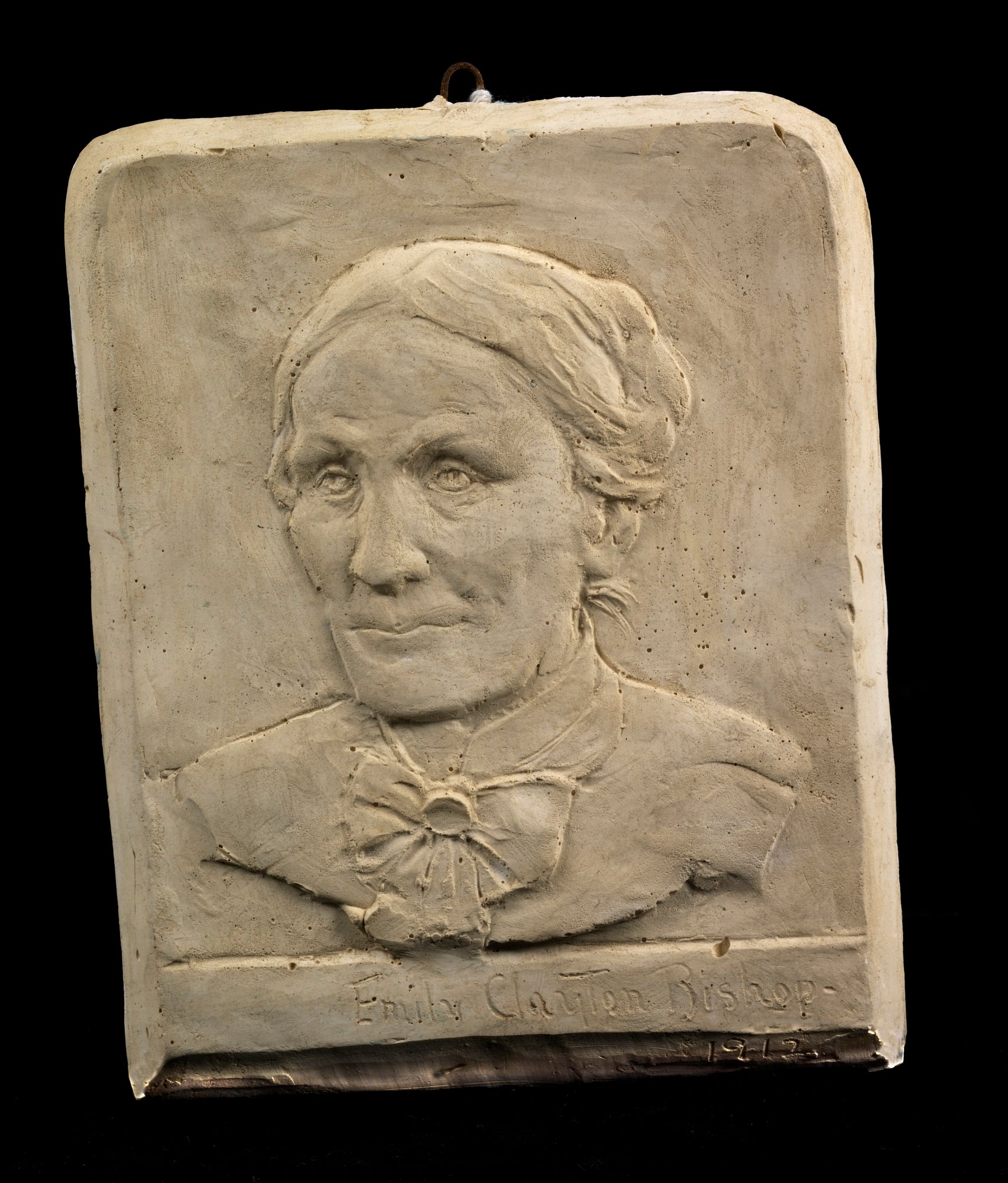 Emily Clayton Bishop:Portrait of Old Woman with Bow,16x12"(A3)Poster
