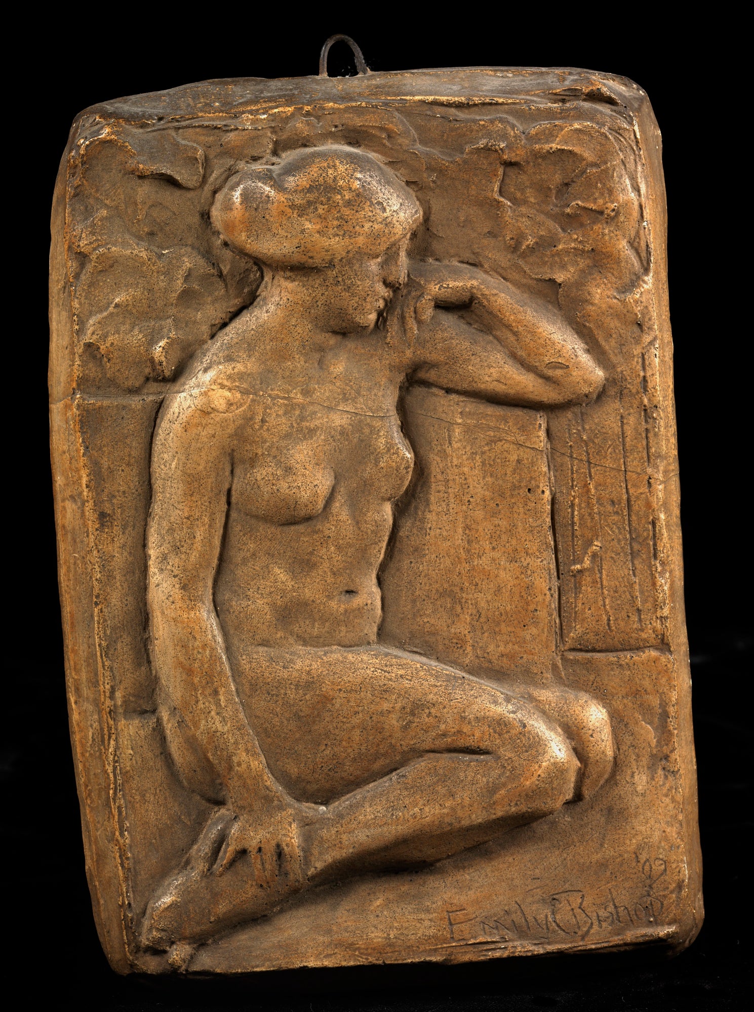 Emily Clayton Bishop:Seated Female Nude,16x12"(A3)Poster