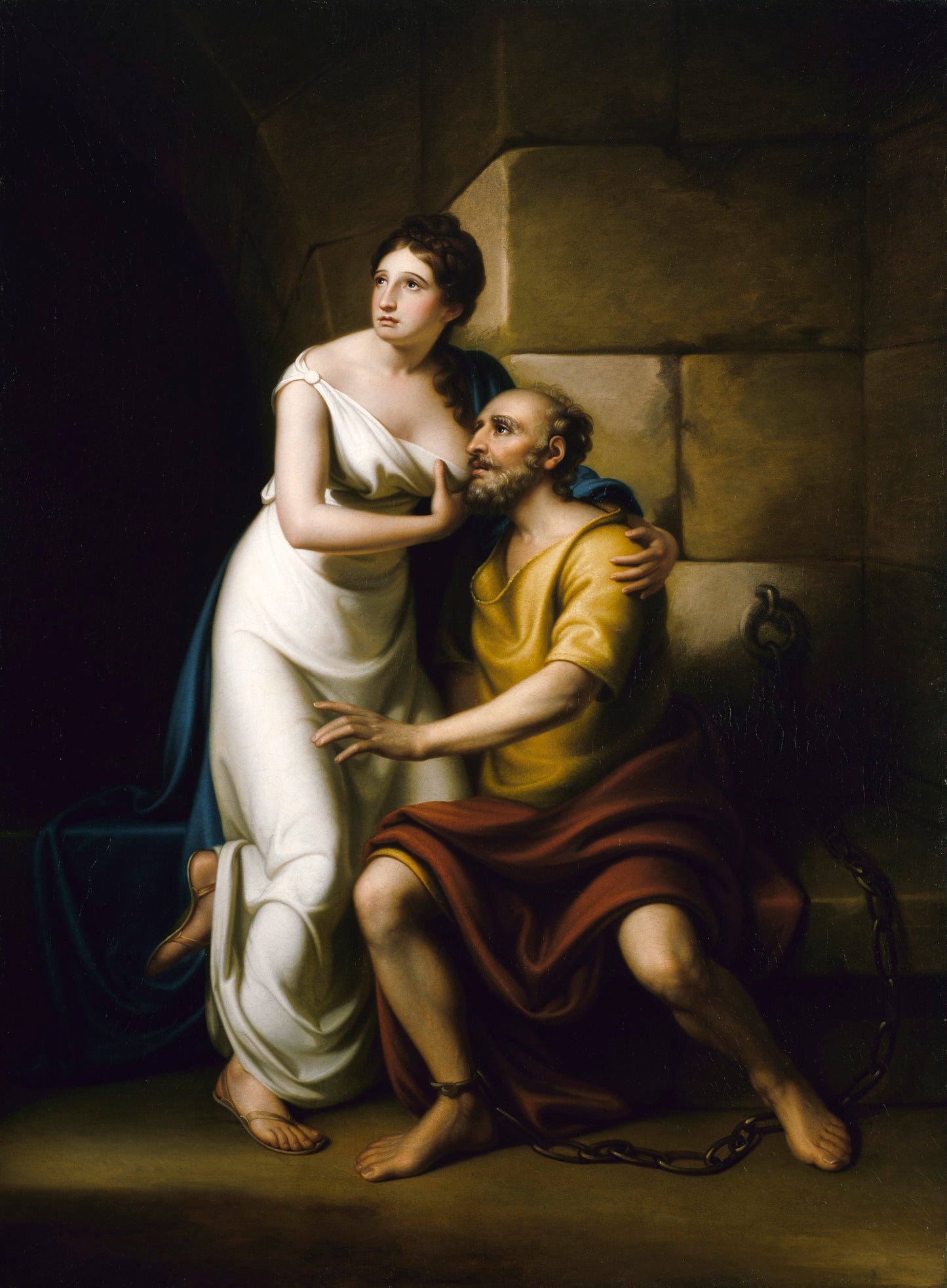 Rembrandt Peale:The Roman Daughter,16x12"(A3)Poster