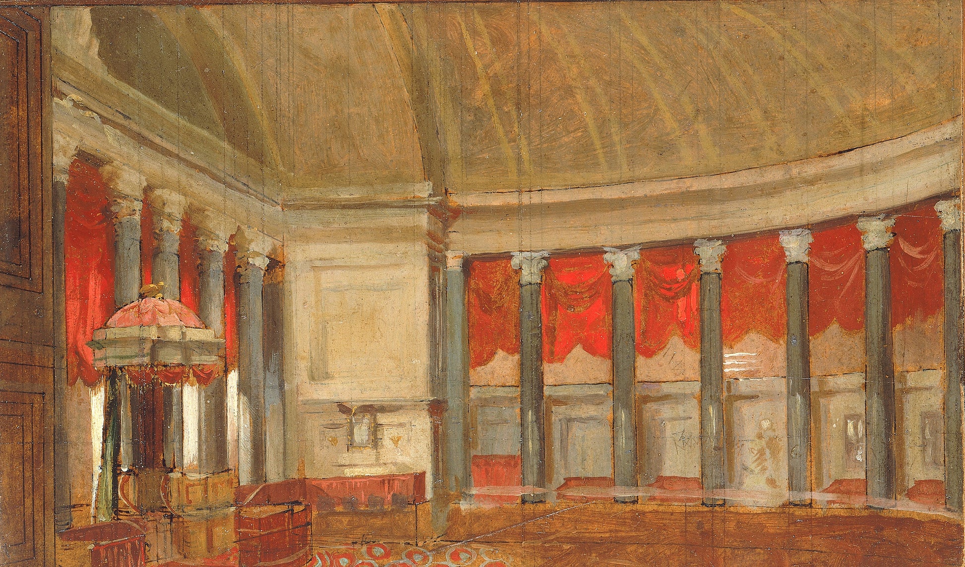 Samuel F. B. Morse:Study for the Old House of Representative,16x12"(A3)Poster