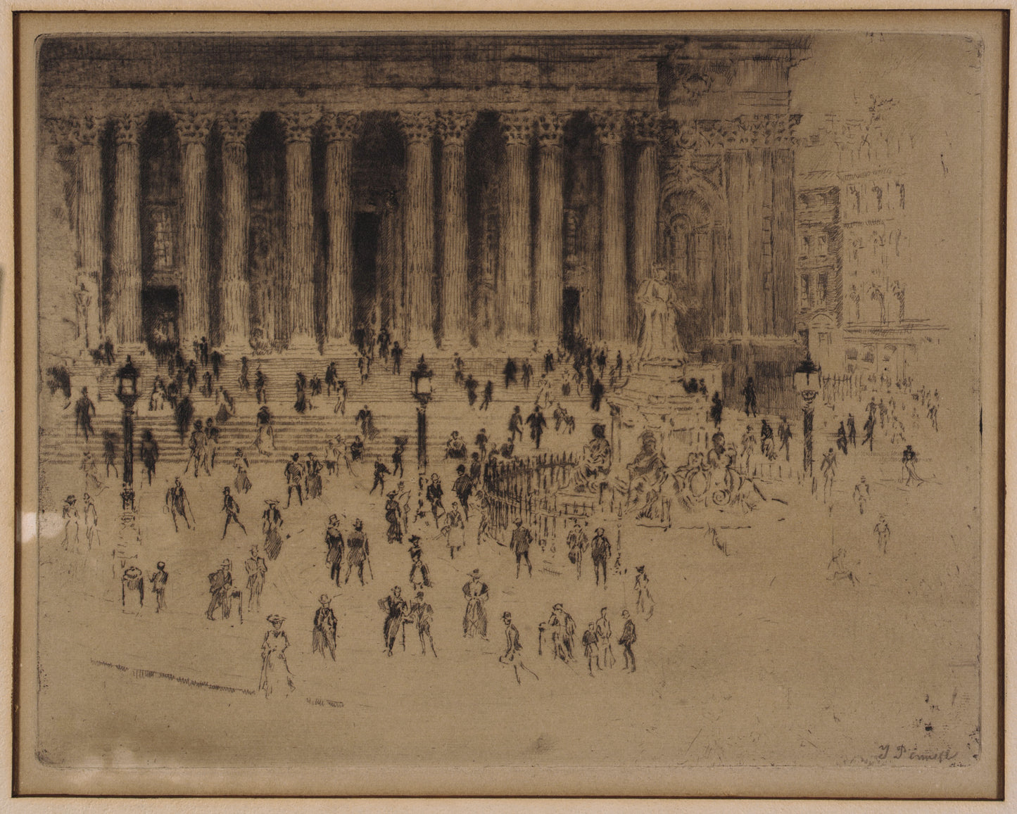 Joseph Pennell:London Stock Exchange,16x12"(A3)Poster