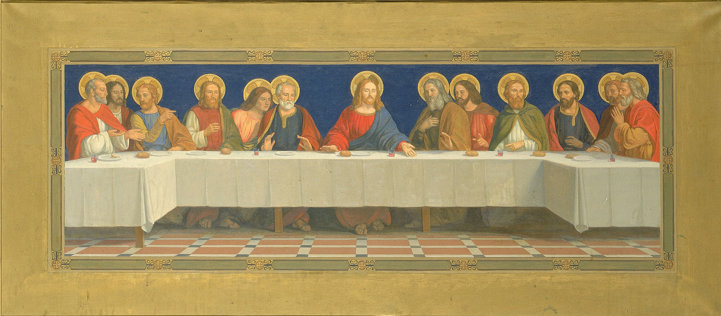 H. Siddons Mowbray:The Last Supper,16x12"(A3)Poster