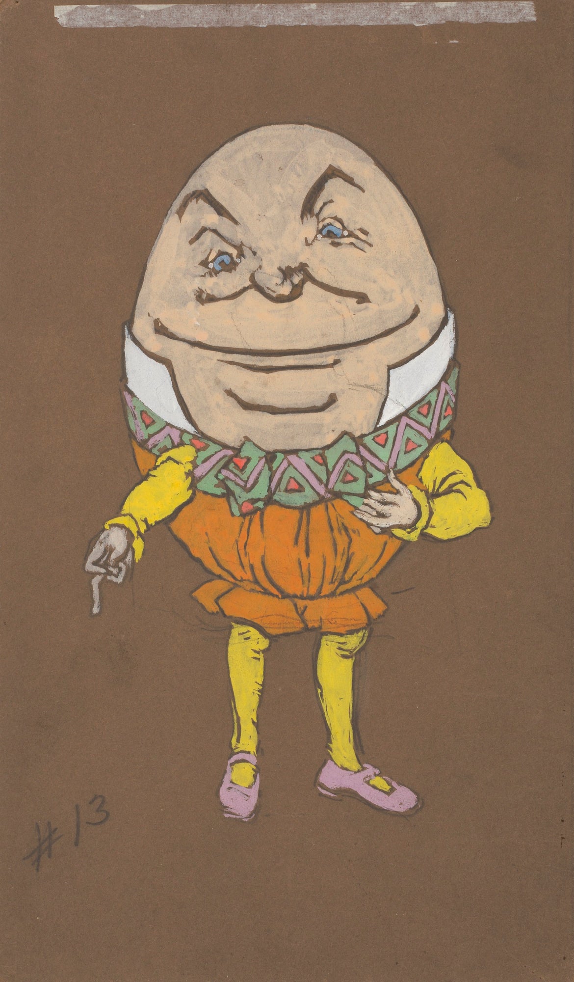 William Penhallow Henderson:Humpty Dumpty (costume design fo,16x12"(A3)Poster