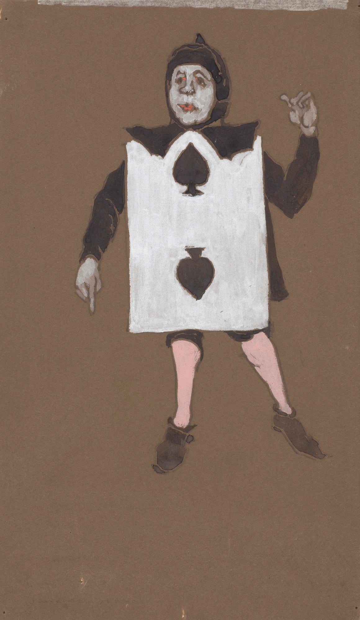 William Penhallow Henderson:Two of Spades (costume design fo,16x12"(A3)Poster