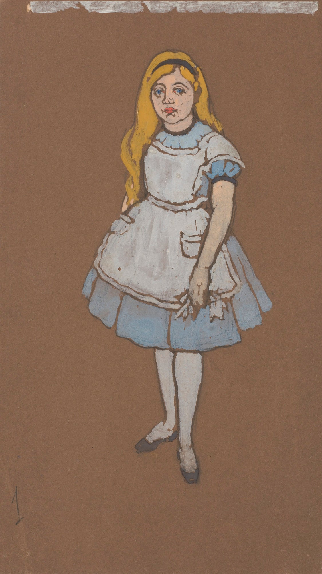 William Penhallow Henderson:Alice (costume design for Alice-,16x12"(A3)Poster