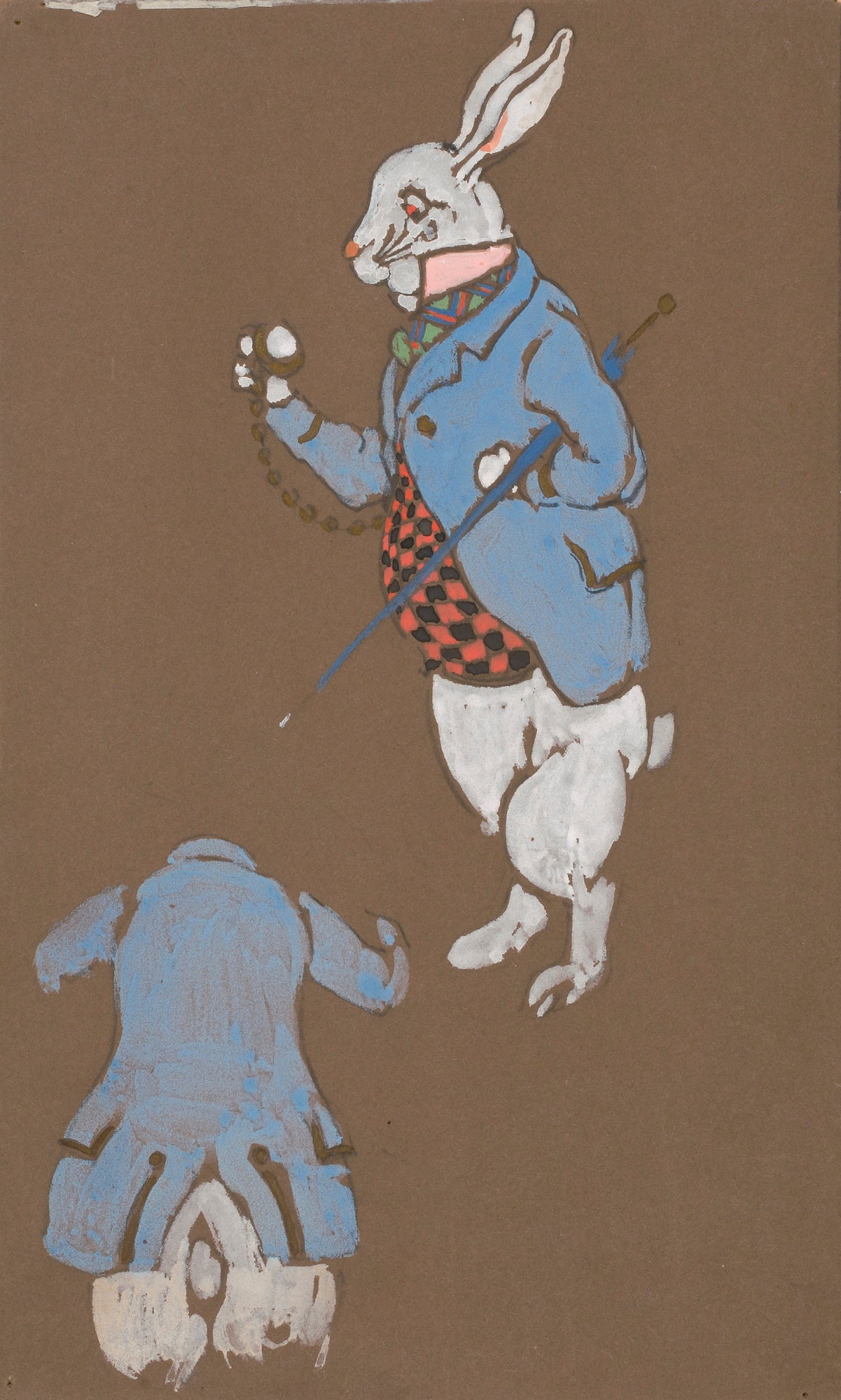 William Penhallow Henderson:White Rabbit (costume design for,16x12"(A3)Poster