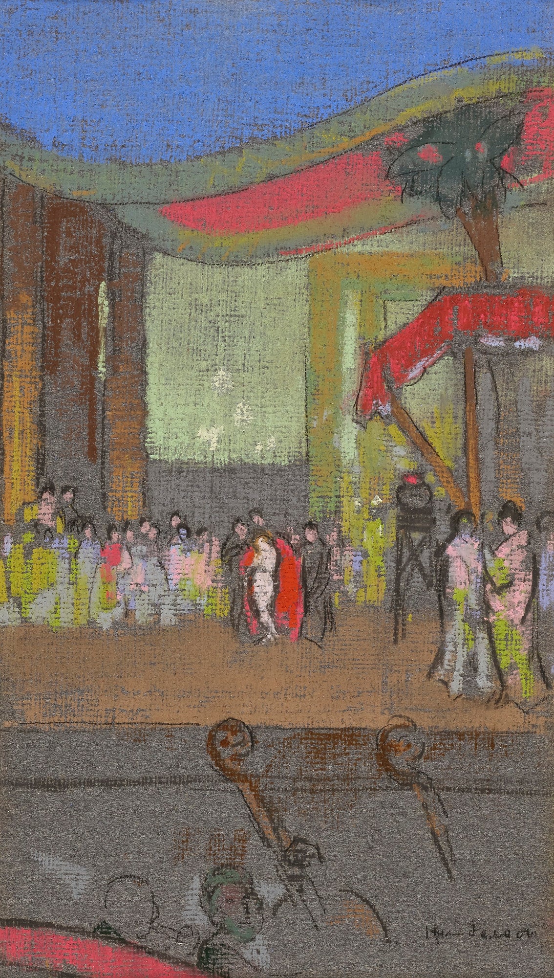 William Penhallow Henderson:Scene Design for Opera,16x12"(A3)Poster