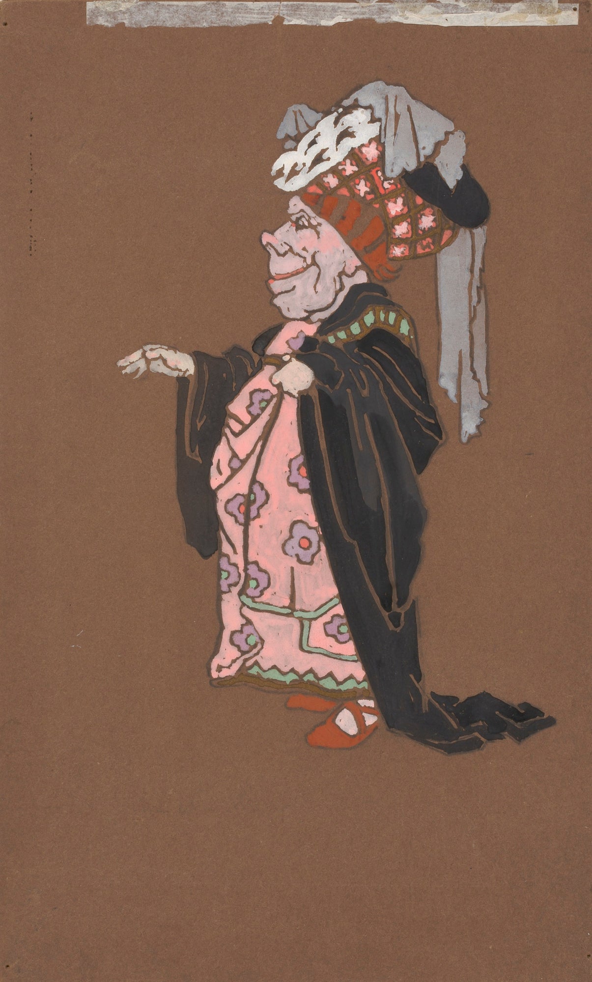 William Penhallow Henderson:Ugly Duchess (costume design for,16x12"(A3)Poster