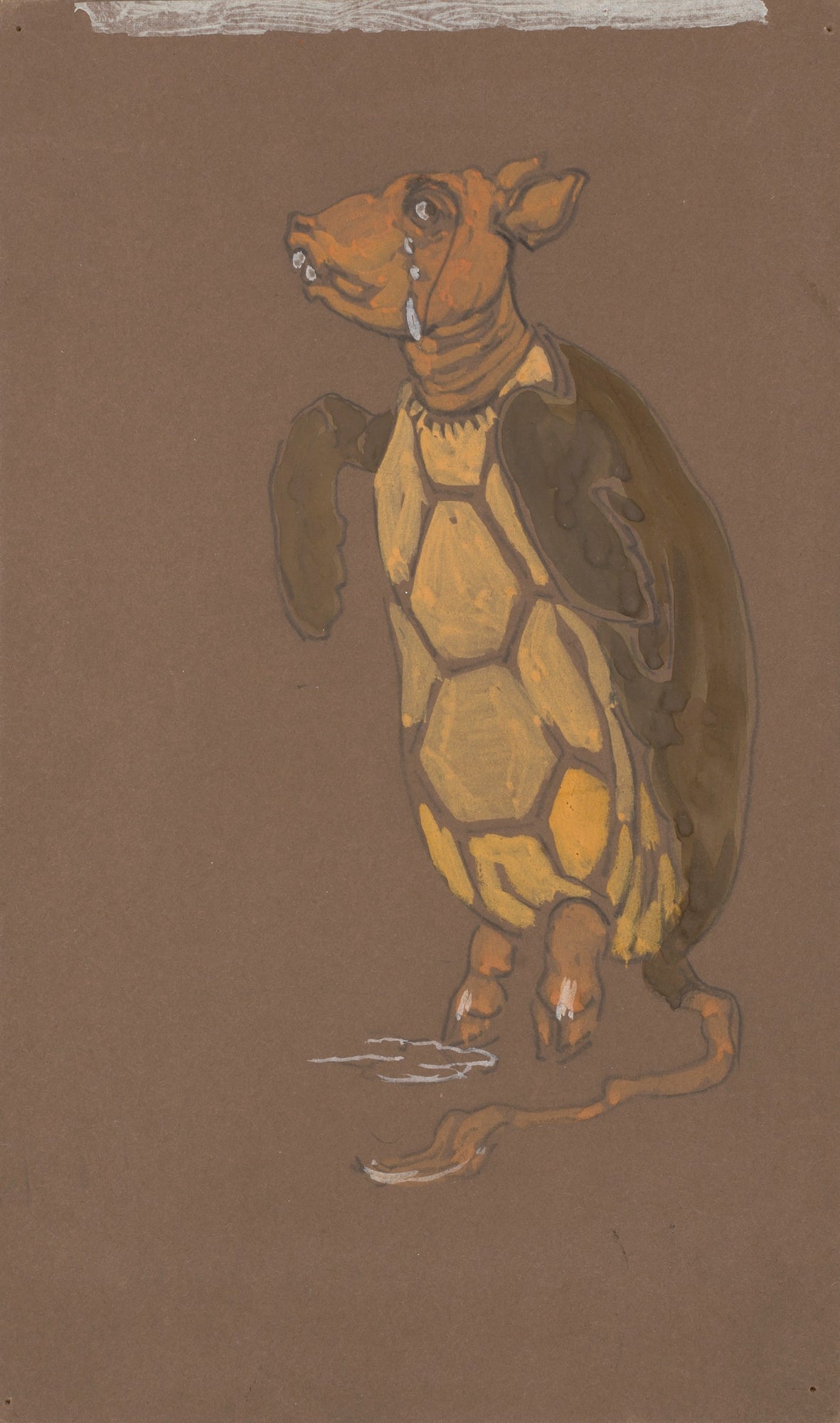 William Penhallow Henderson:Mock Turtle (costume design for ,16x12"(A3)Poster