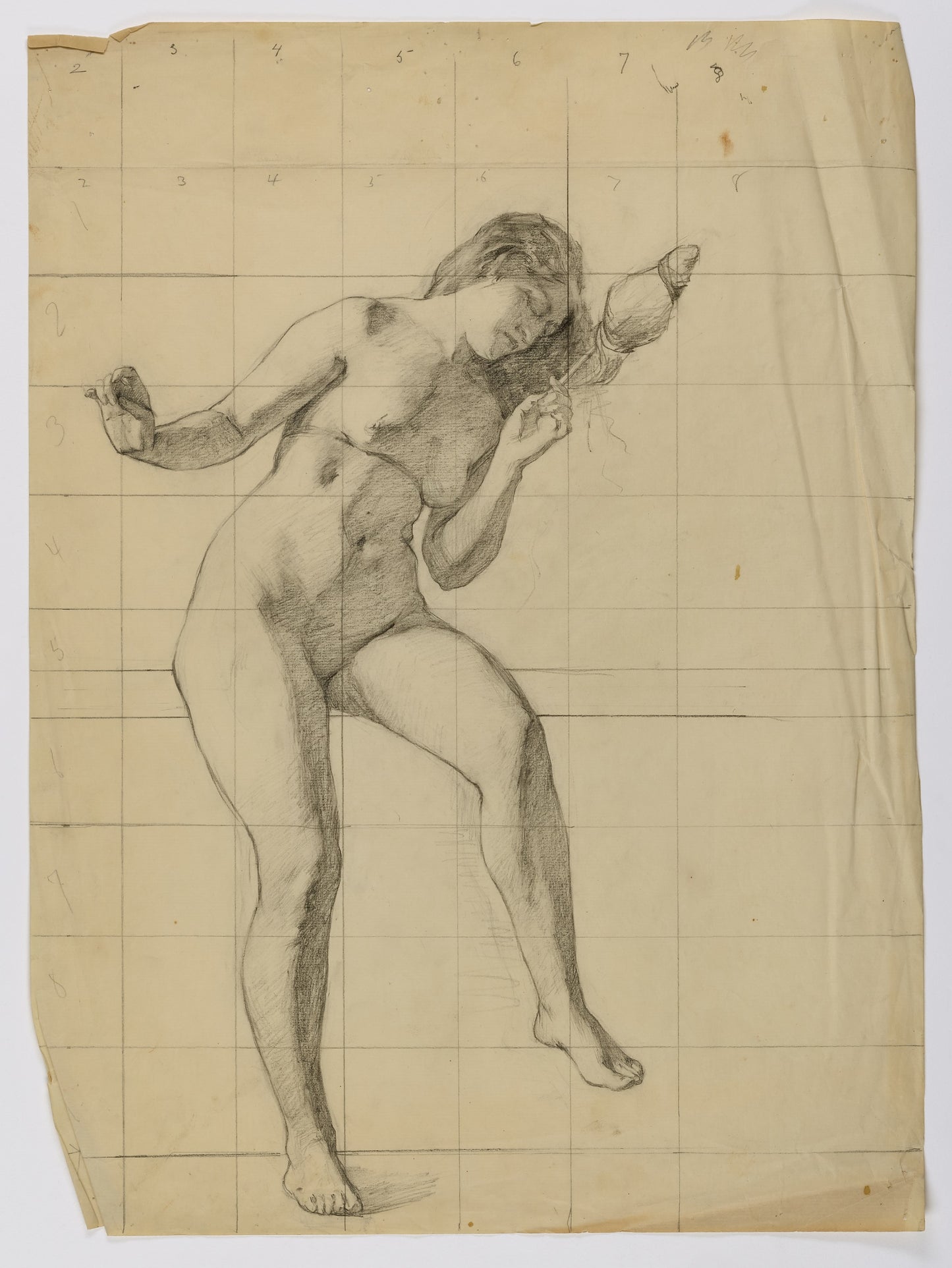 Louise Cox:(Untitled-nude female figure),16x12"(A3)Poster