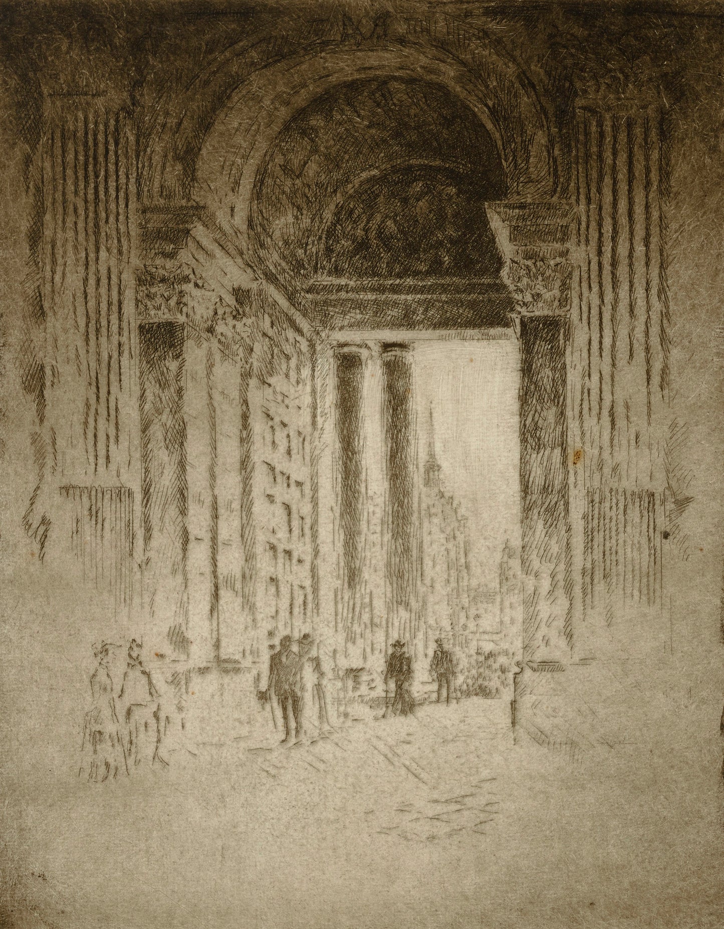 Joseph Pennell:(Archway),16x12"(A3)Poster