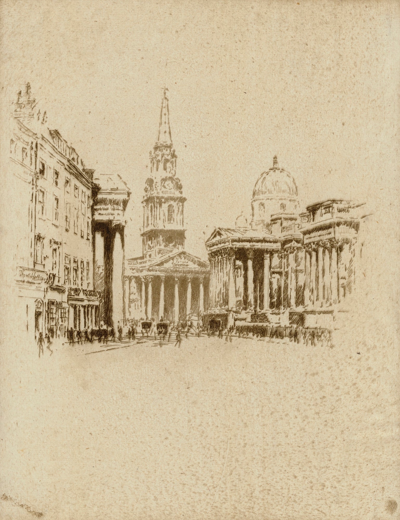 Joseph Pennell:(St. Martin's In-the-Fields),16x12"(A3)Poster