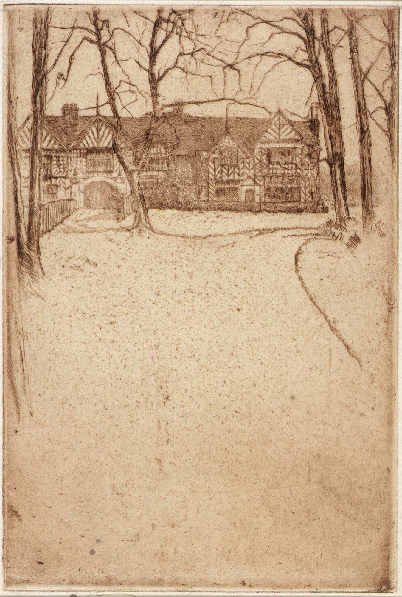 James McNeill Whistler:Speke Hall, no. 1,16x12"(A3)Poster