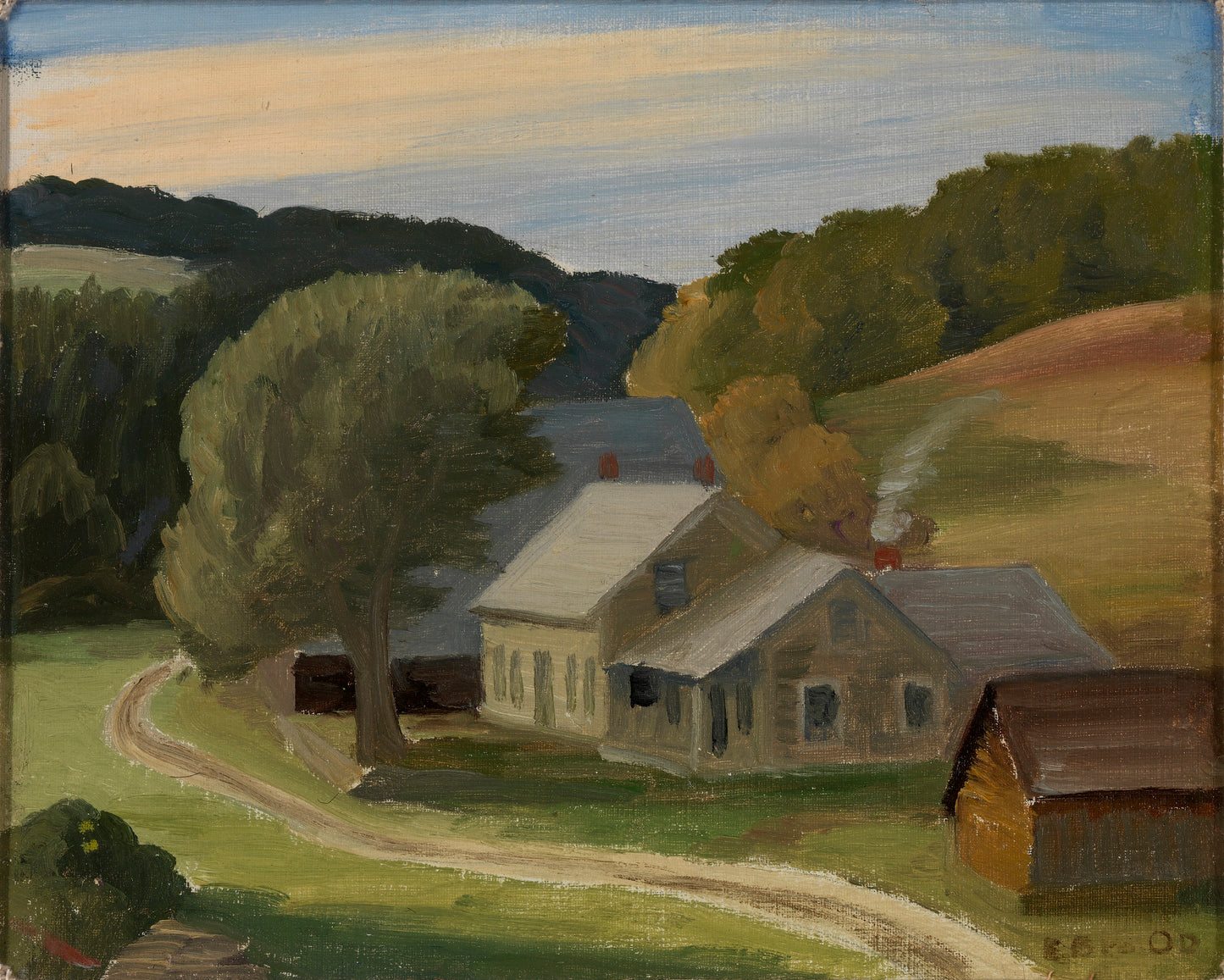 Edward Bruce:Landscape,16x12"(A3)Poster