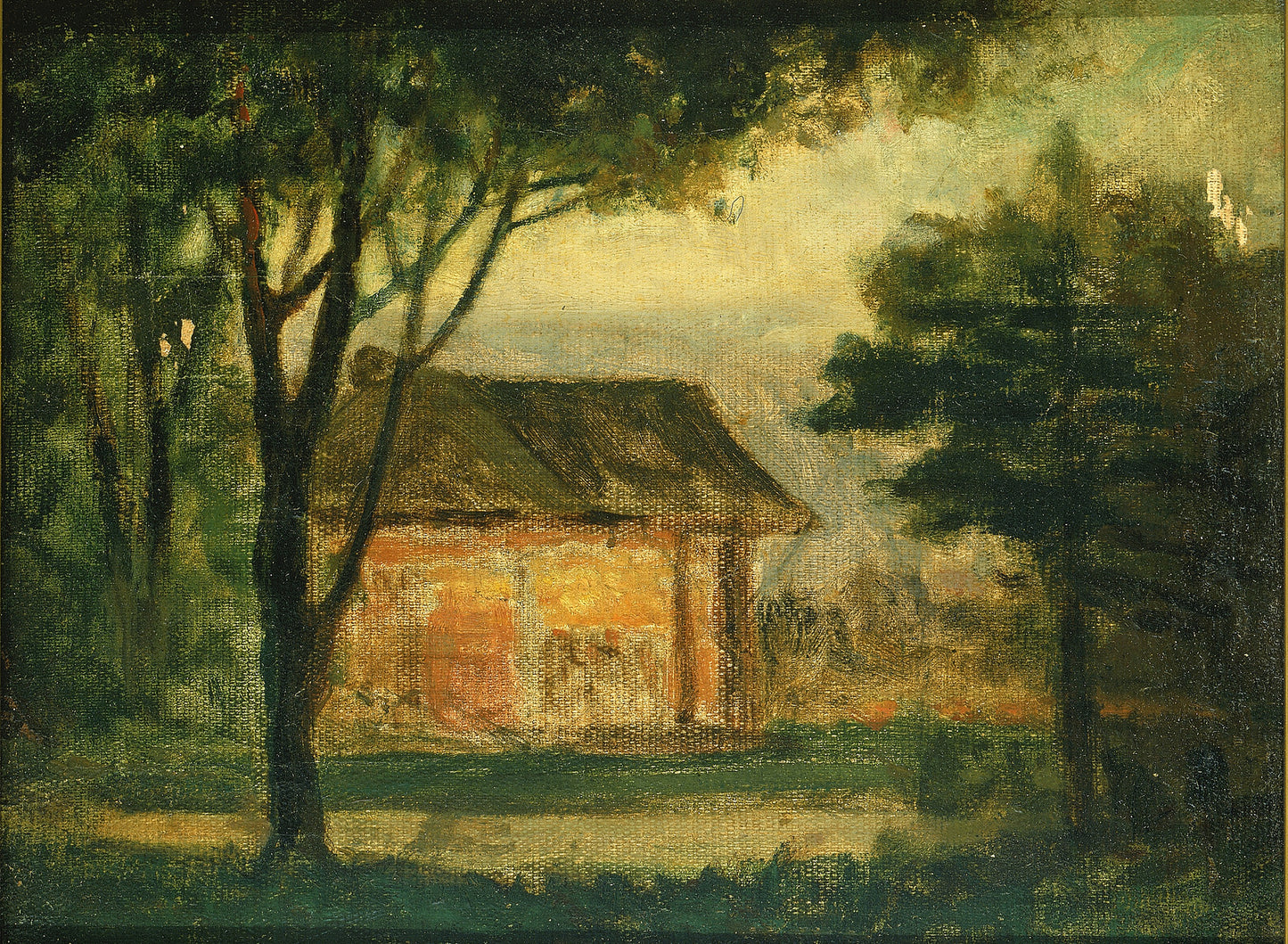 Edward Mitchell Bannister:The Old Homestead,16x12"(A3)Poster