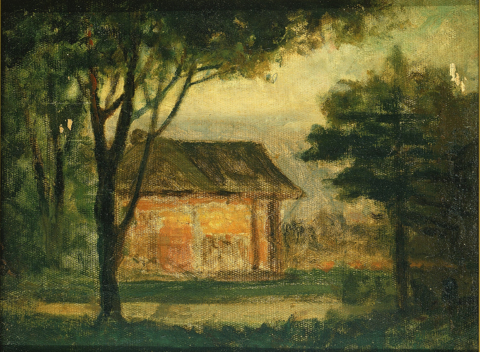 Edward Mitchell Bannister:The Old Homestead,16x12"(A3)Poster