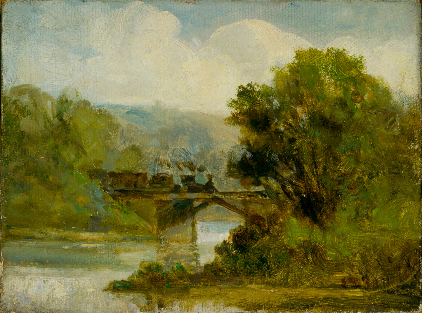 Edward Mitchell Bannister:Train,16x12"(A3)Poster