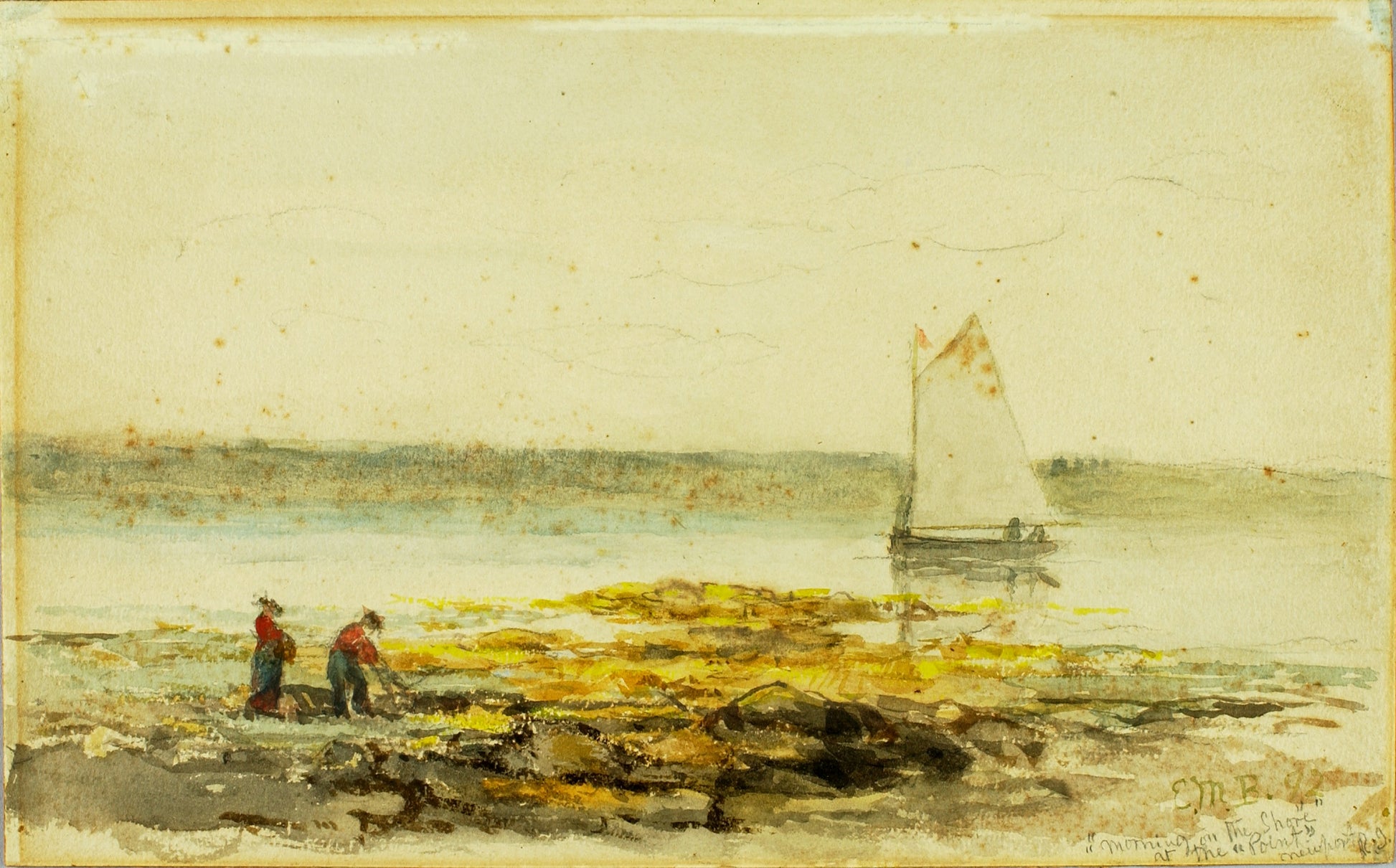 Edward Mitchell Bannister:Morning on the Shore,16x12"(A3)Poster