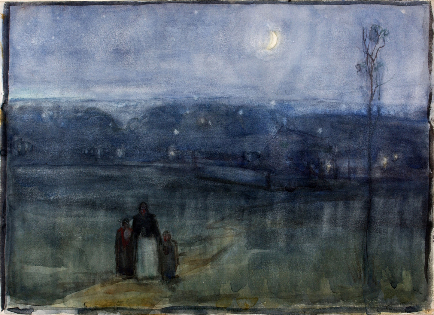 Henry Ossawa Tanner:Kansas City, Kansas,16x12"(A3)Poster