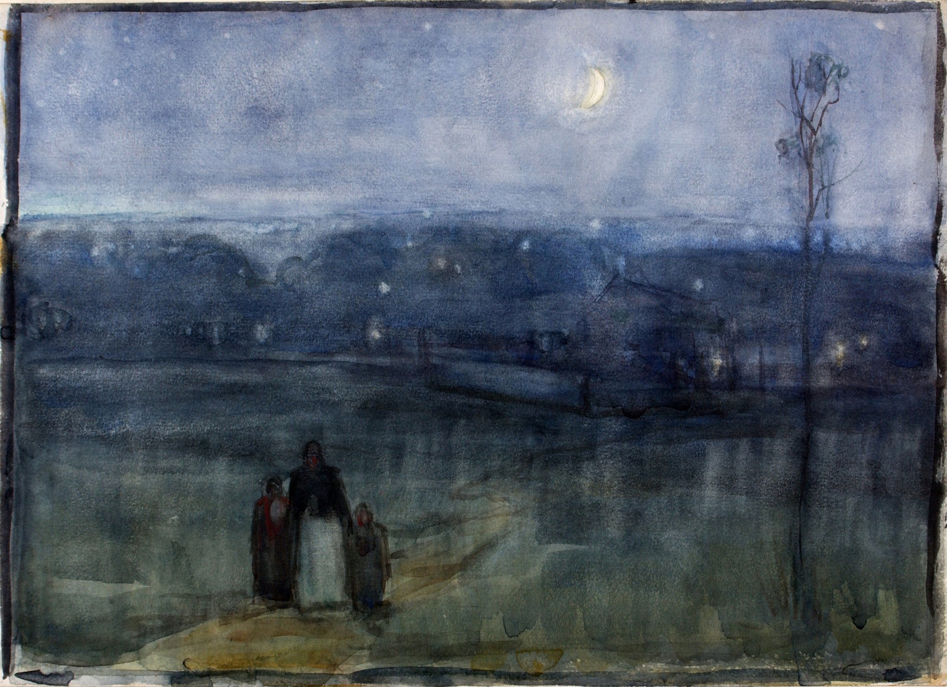 Henry Ossawa Tanner:Kansas City, Kansas,16x12"(A3)Poster