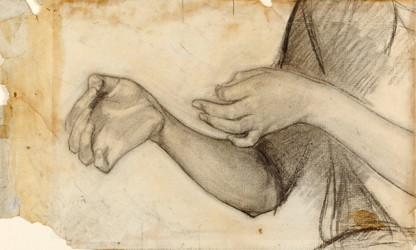 Henry Ossawa Tanner:Study of Two Hands,16x12"(A3)Poster