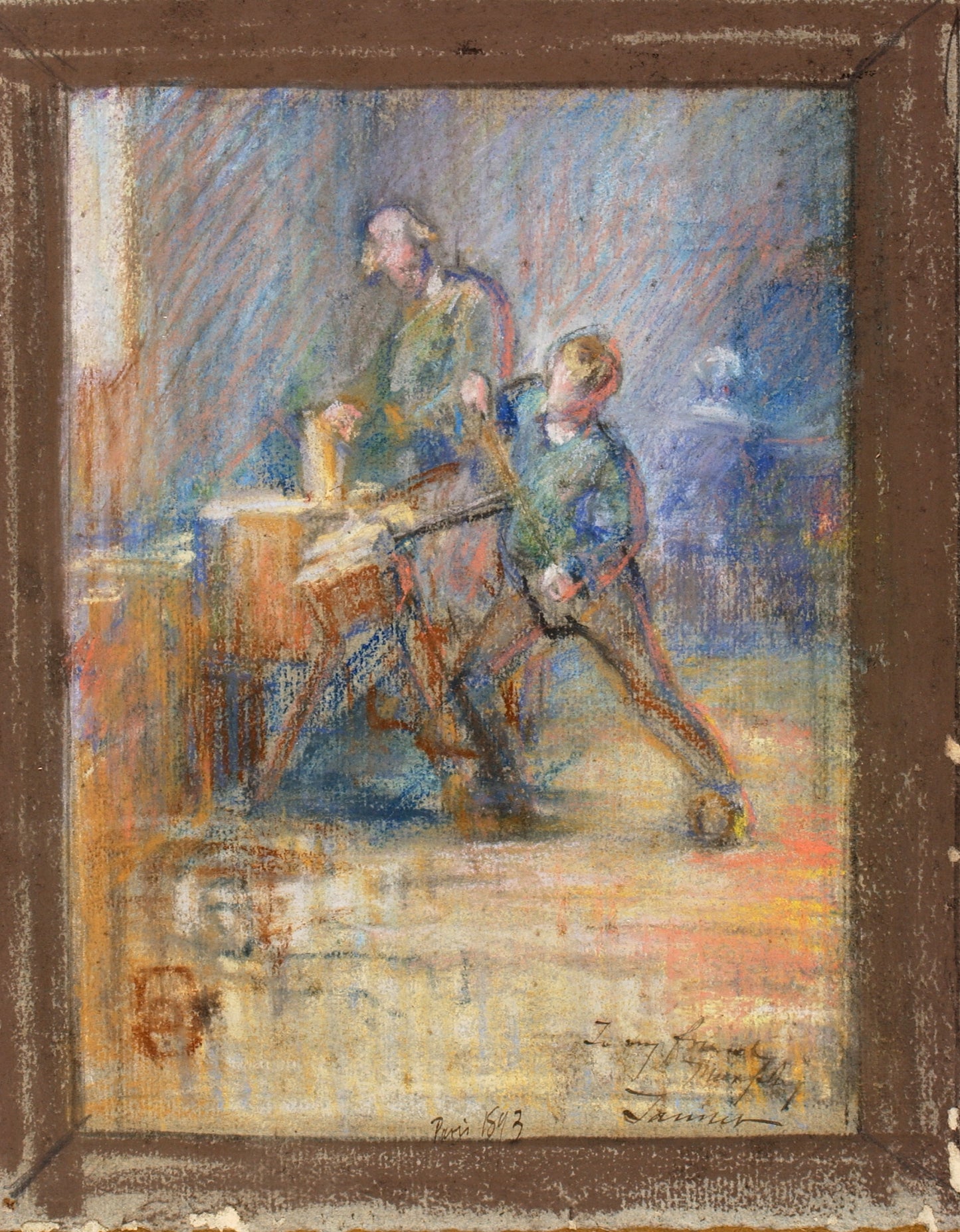 Henry Ossawa Tanner:The Young Sabot Maker,16x12"(A3)Poster