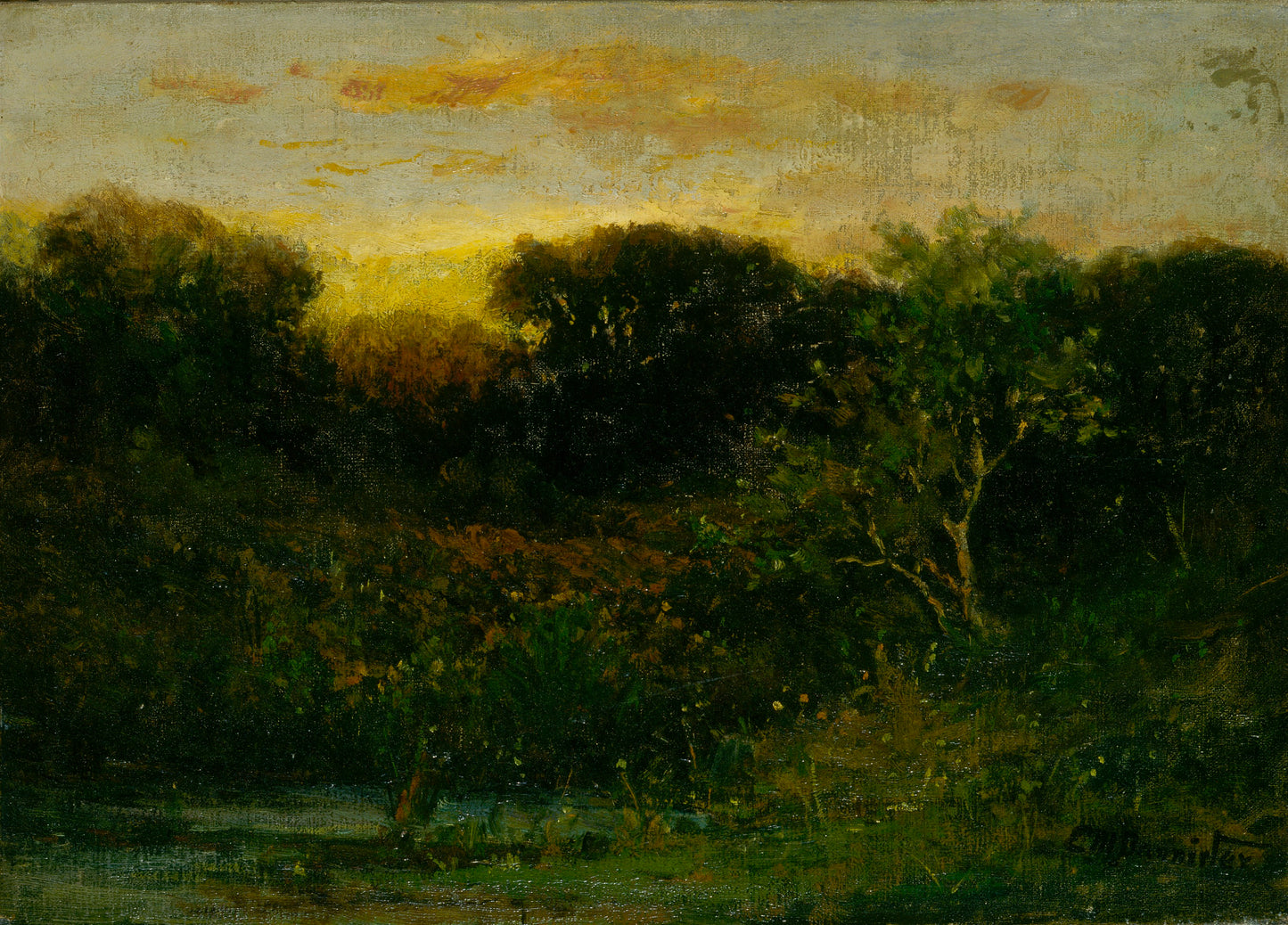 Edward Mitchell Bannister:Sunrise,16x12"(A3)Poster