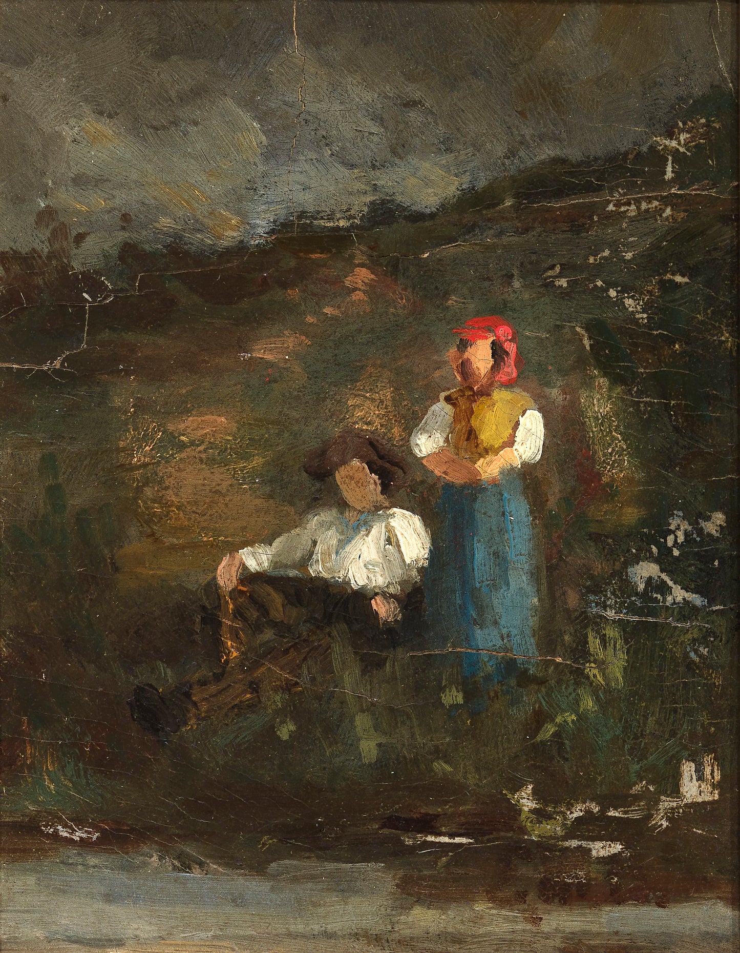 Edward Mitchell Bannister:Repose,16x12"(A3)Poster
