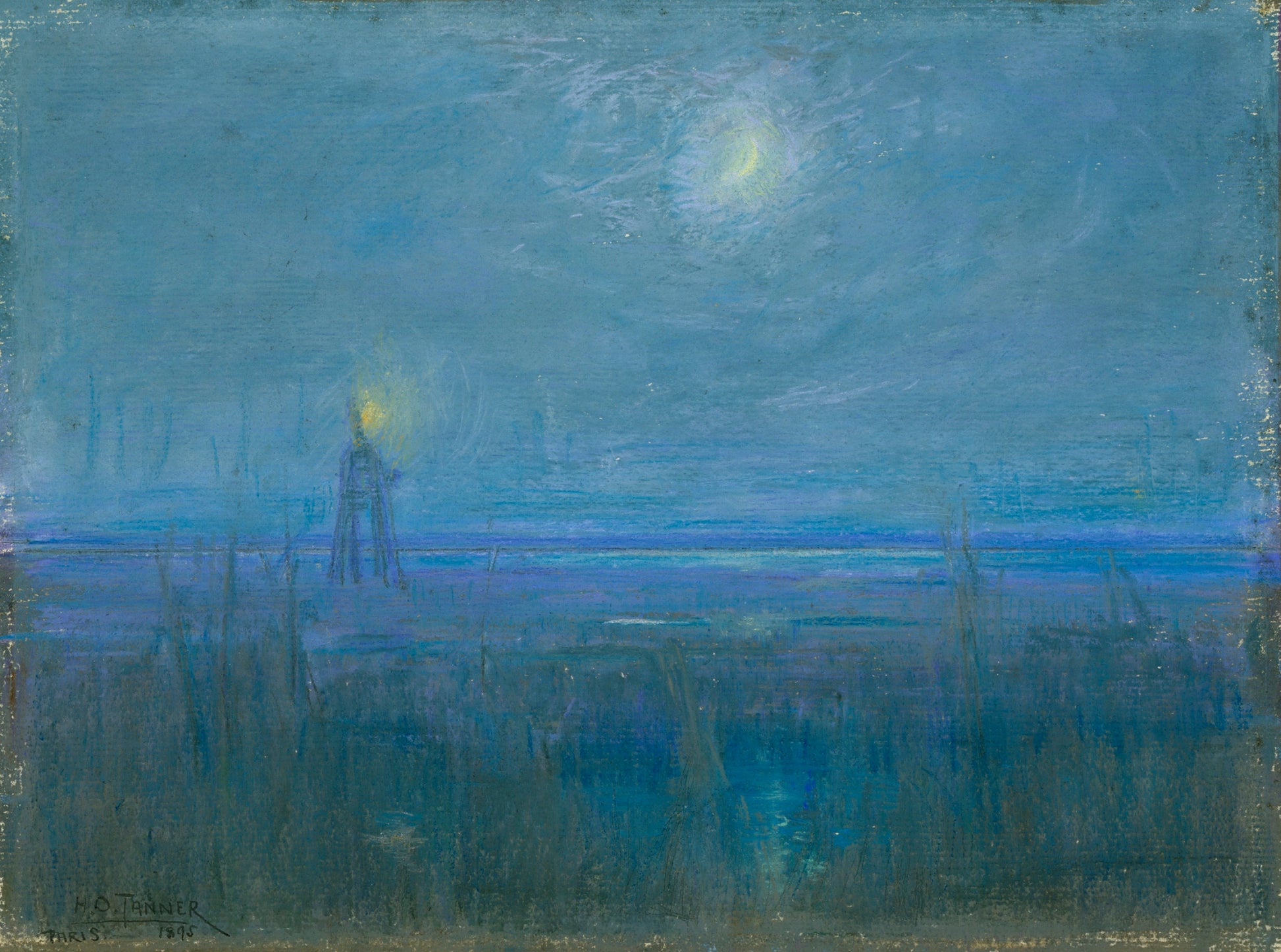 Henry Ossawa Tanner:Marshes in New Jersey,16x12"(A3)Poster