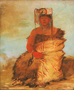 George Catlin:La-kée-too-wi-rá-sha, Little Chief, a Tapage,16x12"(A3)Poster