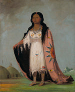 George Catlin:Pshán-shaw, Sweet-scented Grass, Twelve-year-,16x12"(A3)Poster