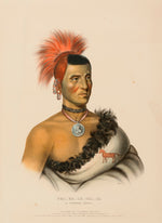 Charles Bird King:PES-KE-LE-CHA-CO, A PAWNEE CHIEF., from Hi,16x12"(A3)Poster