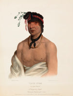 Charles Bird King:WESH-CUBB. A CHIPPEWAY CHIEF., From Histor,16x12"(A3)Poster