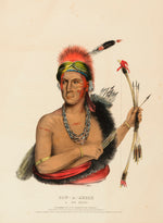 Charles Bird King:POW-A-SHEEK. A FOX CHIEF.,16x12"(A3)Poster