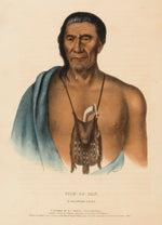 Charles Bird King:TISH-CO-HAN. A DELAWARE CHIEF., from Histo,16x12"(A3)Poster