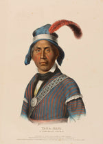 Charles Bird King:YAHA-HAJO. A SEMINOLE CHIEF., from History,16x12"(A3)Poster