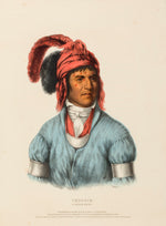 Charles Bird King:LEDAGIE. A CREEK CHIEF., from History of t,16x12"(A3)Poster