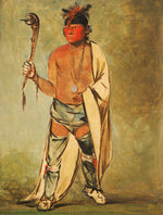 George Catlin:Naugh-háigh-hee-kaw, He Who Moistens the Wood,16x12"(A3)Poster