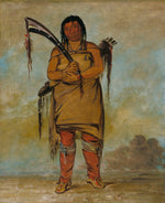 George Catlin:Wáh-chees, a Brave,16x12"(A3)Poster