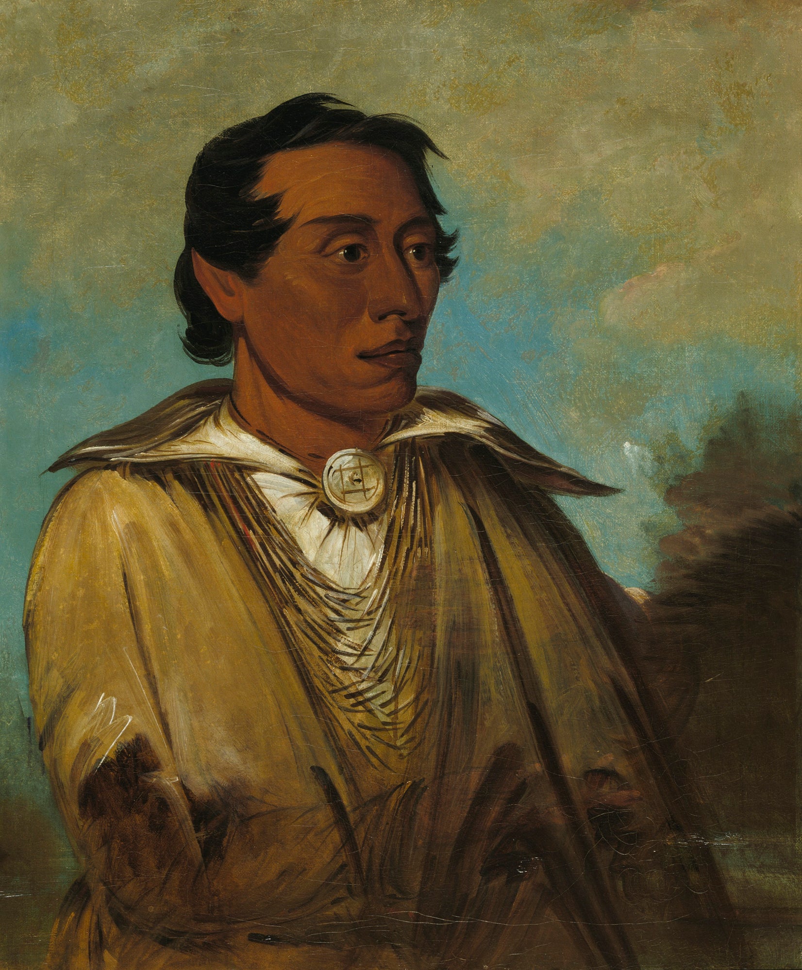 George Catlin:Kee-án-ne-kuk, Foremost Man, Chief of the Tri,16x12"(A3)Poster
