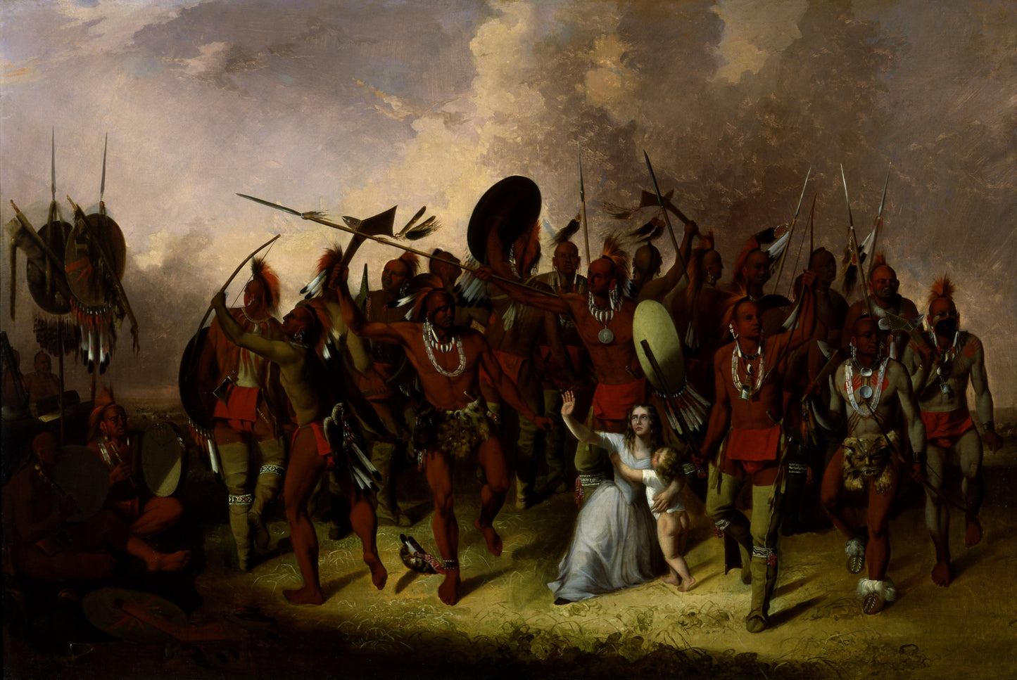 John Mix Stanley:Osage Scalp Dance,16x12"(A3)Poster