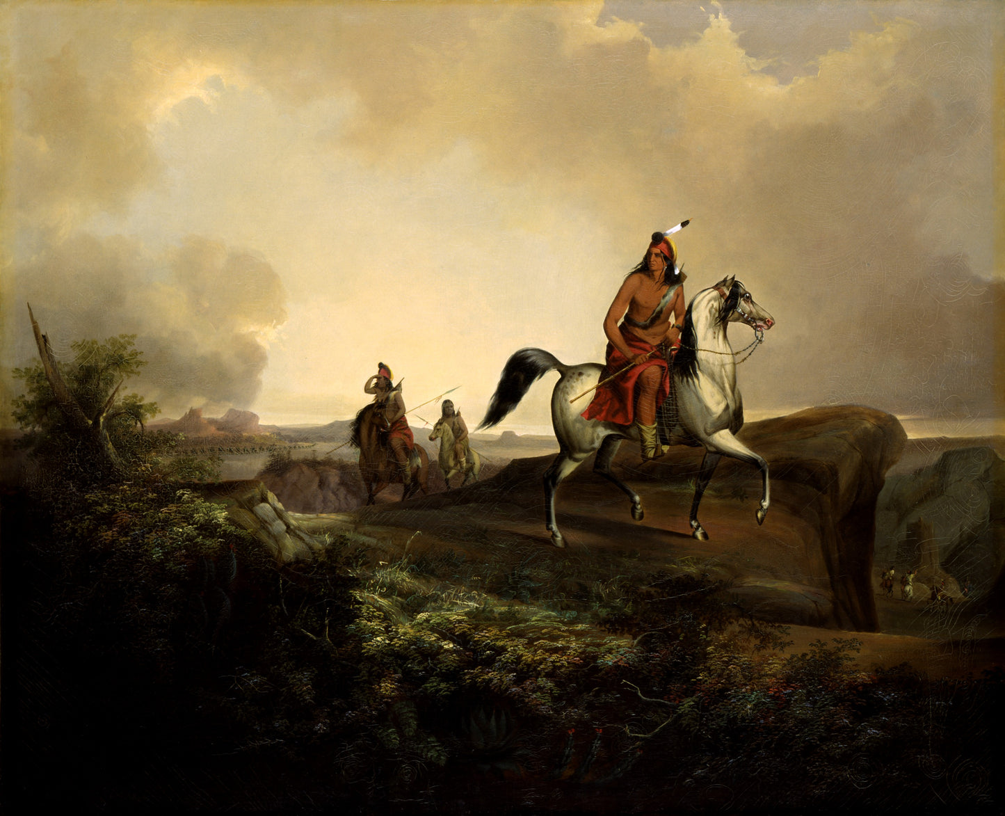 John Mix Stanley:Black Knife, an Apache Warrior,16x12"(A3)Poster
