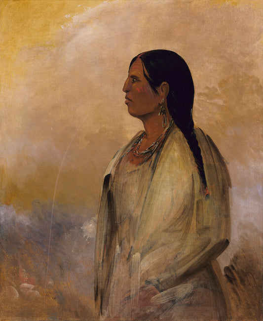 George Catlin:A Choctaw Woman,16x12"(A3)Poster