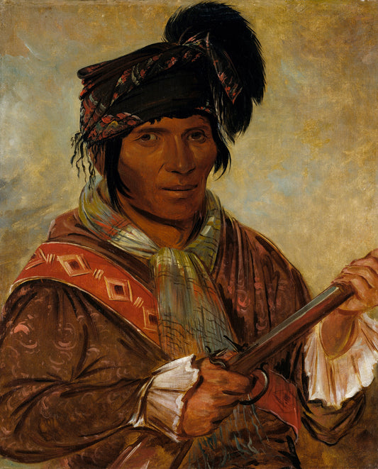 George Catlin:Co-ee-há-jo, a Chief,16x12"(A3)Poster