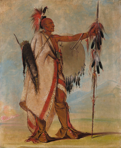 George Catlin:Tál-lee, a Warrior of Distinction,16x12"(A3)Poster