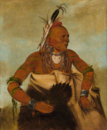 George Catlin:Wa-ho-béck-ee, a Handsome Brave,16x12"(A3)Poster